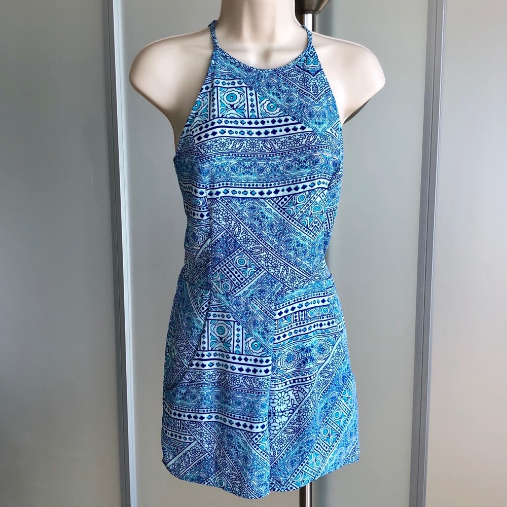 ❌SOLD❌ Aqua Aztec Romper